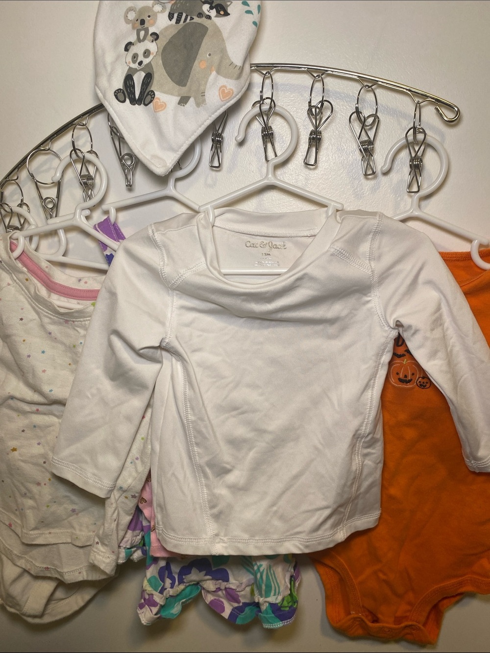 Just one You Cat& Jack, Gar-animals, Long-Sleeve Bodysuit and Okie-dokie dress - Picture 6 of 8